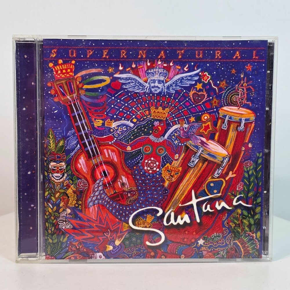 Santana Supernatural Album CD With Colorful Artwork & Lyrics Book
